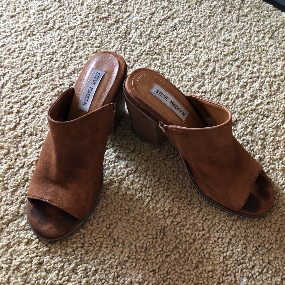 Steve Madden open toed heels